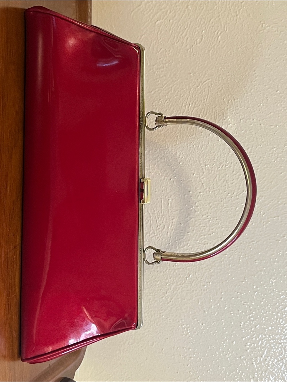 Vintage- Candy Apple Vinyl w/ Top-Handle-Women's Bag